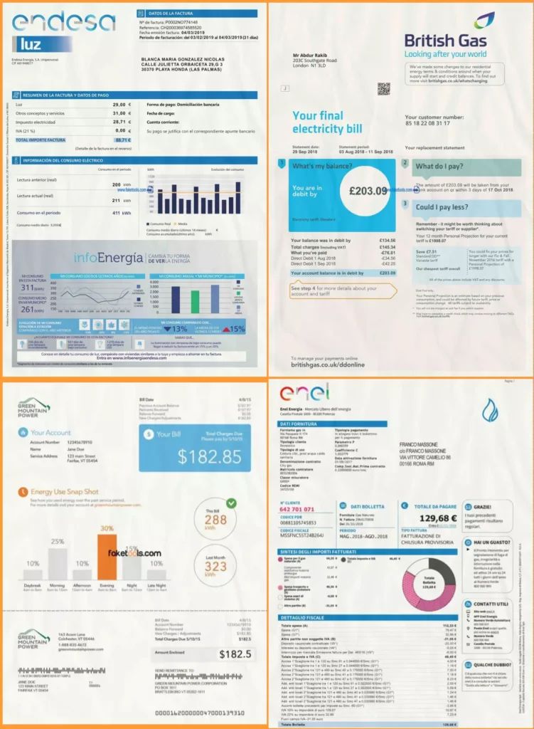 Utility Bill Template: Download, Edit & Use with Confidence