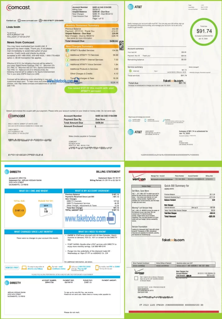 Utility Bill Template: Download, Edit & Use with Confidence